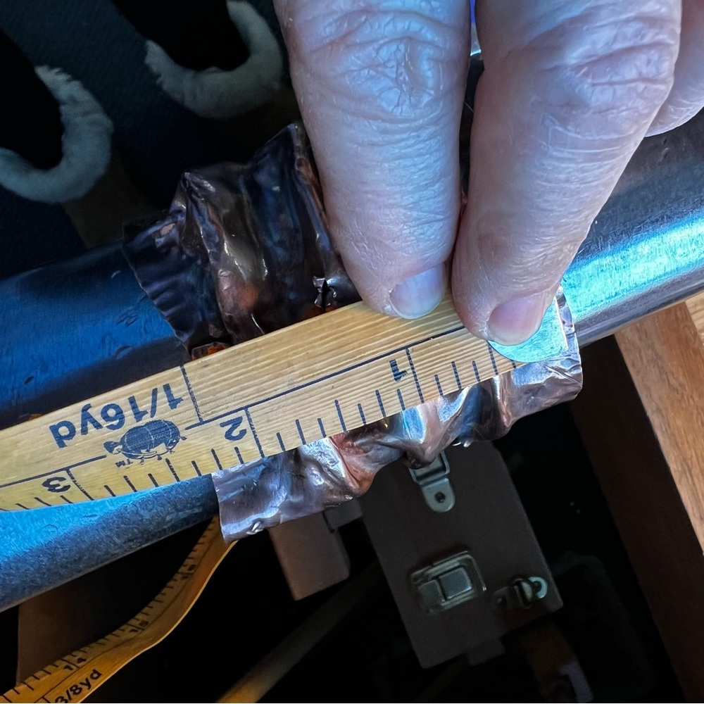 Copper Fold Formed Solid Copper Hand Crafted Cuff… - image 7